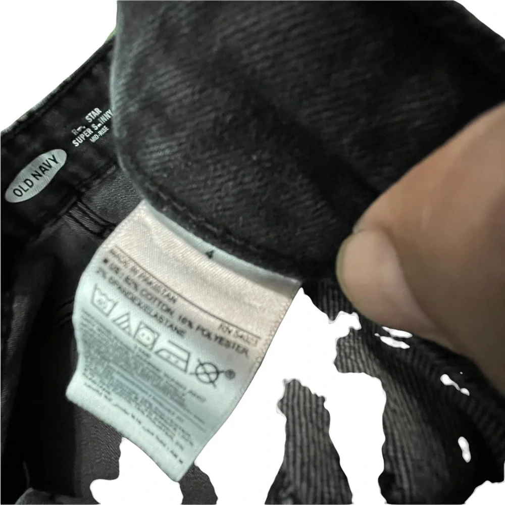 Old Navy rockstar super skinny jeans size 4 - Picture 10 of 12